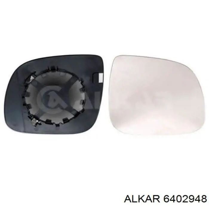 Стекло зеркала заднего вида, правого Alkar 6402948 цена, от 14.15 USD