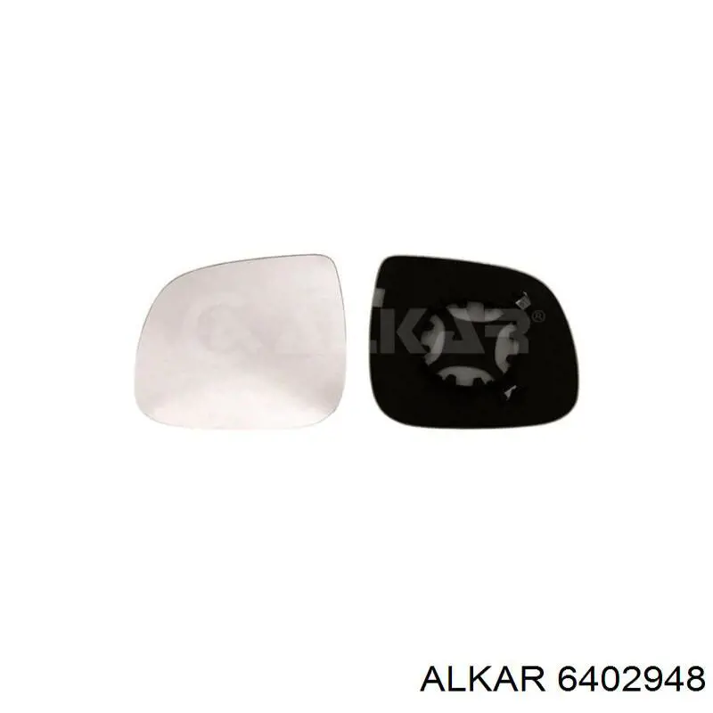 Стекло правого зеркала заднего вида 6402948 Alkar