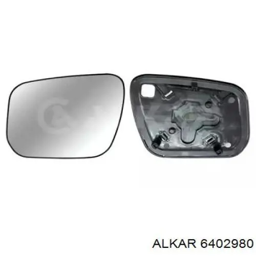 6402980 Alkar Зеркальный элемент правого зеркала заднего вида