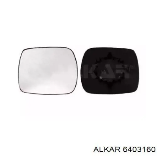 Зеркальный элемент зеркала заднего вида Alkar 6403160