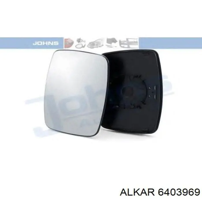 Купить 6403969 Alkar Зеркальный элемент зеркала заднего вида