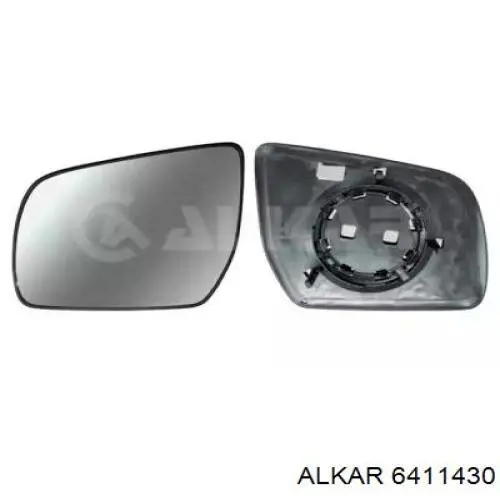 6411430 Alkar Зеркальный элемент левого зеркала заднего вида