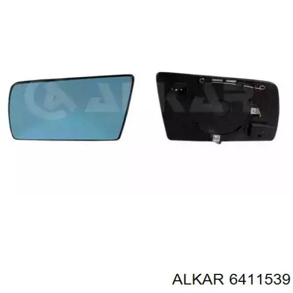 6411539 Alkar зеркальный элемент зеркала заднего вида левого