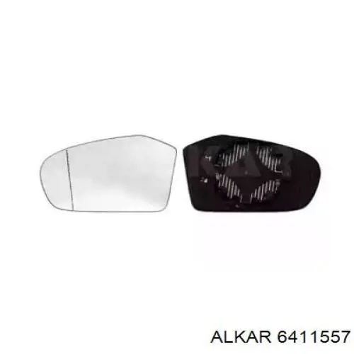 6411557 Alkar зеркальный элемент зеркала заднего вида правого