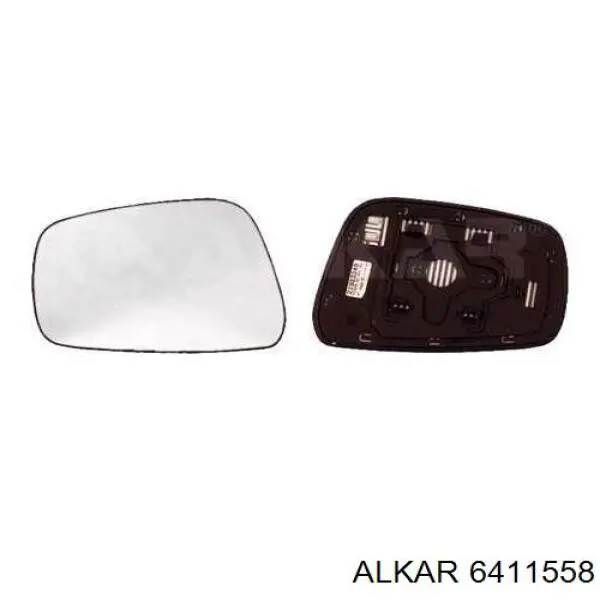 6411558 Alkar зеркальный элемент зеркала заднего вида левого