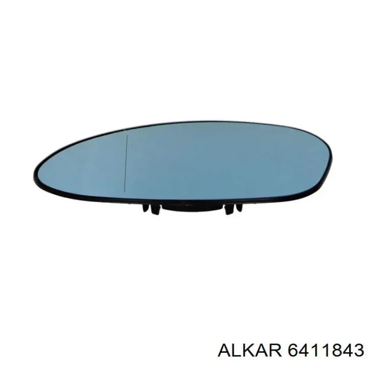 6411843 Alkar зеркальный элемент зеркала заднего вида левого