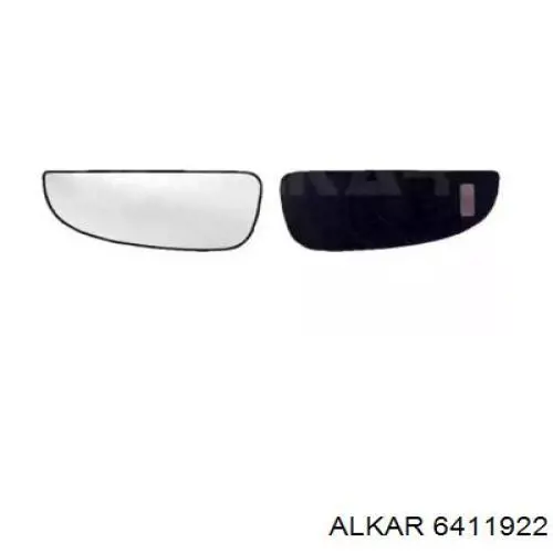 Стекло левого зеркала заднего вида 6411922 Alkar