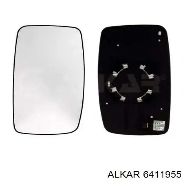 Купить 6411955 Alkar Стекло зеркала заднего вида, левого