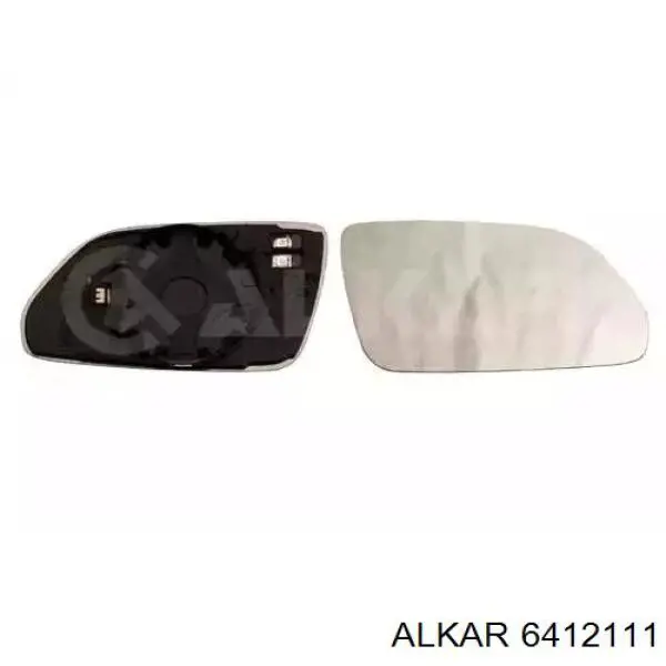 6412111 Alkar зеркальный элемент зеркала заднего вида правого