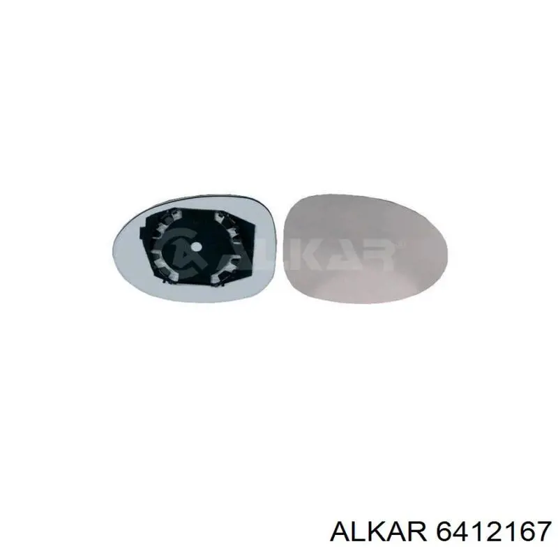 Зеркальный элемент правый Renault (RVI) 7701036390
