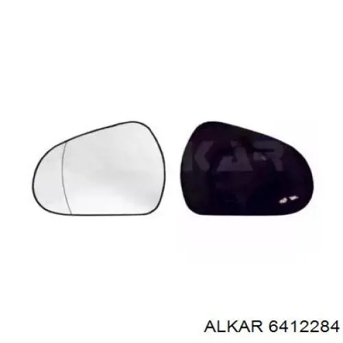 6412284 Alkar Зеркальный элемент правого зеркала заднего вида