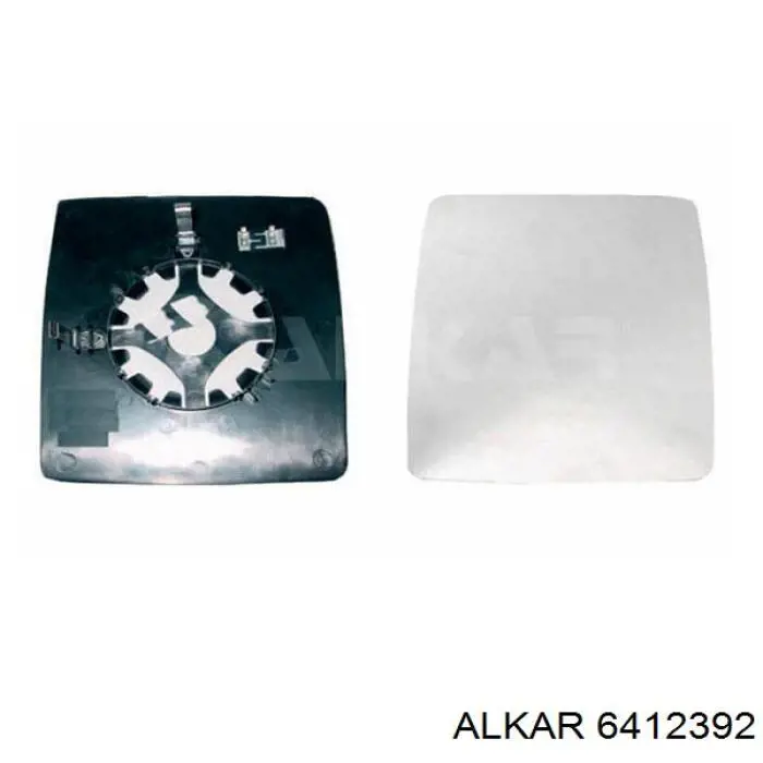 Стекло правого зеркала заднего вида 6412392 Alkar