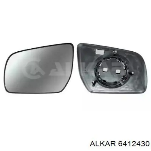6412430 Alkar Зеркальный элемент правого зеркала заднего вида