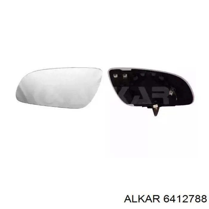 6412788 Alkar зеркальный элемент зеркала заднего вида правого