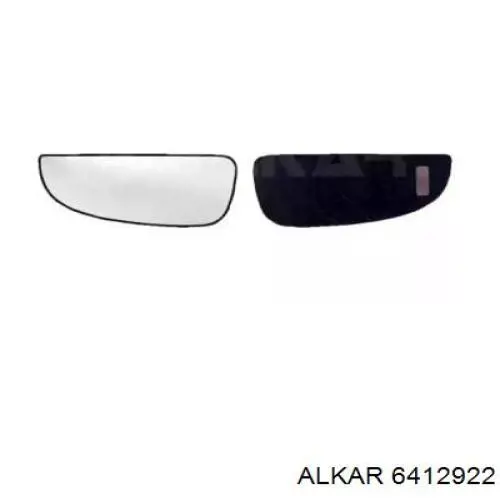 6412922 Alkar зеркальный элемент зеркала заднего вида правого