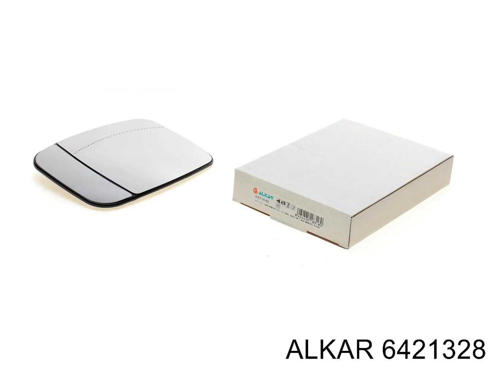 Купить 6421328 Alkar Стекло зеркала заднего вида, левого
