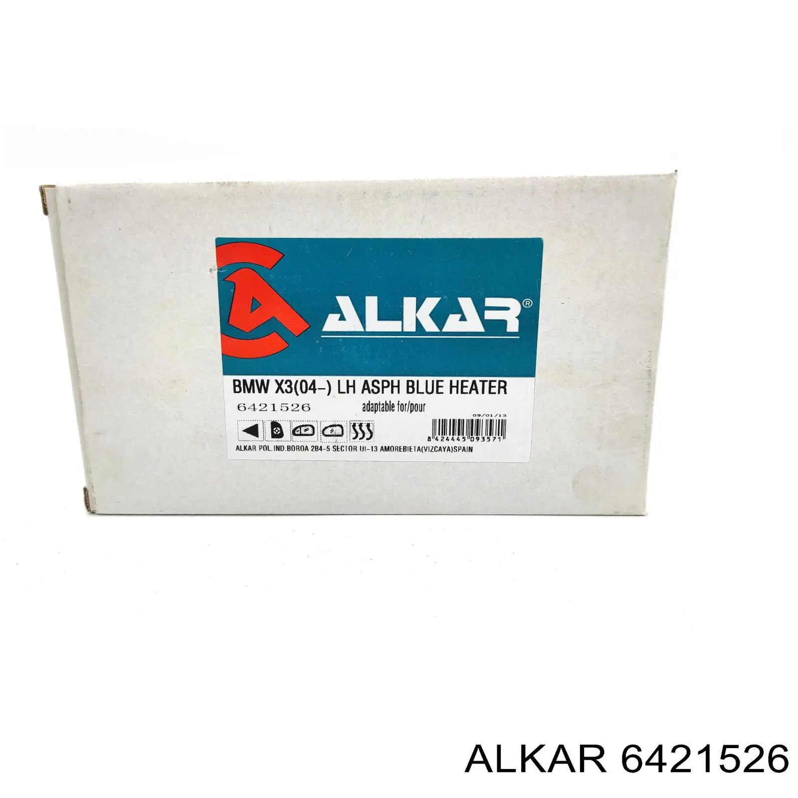 Зеркальный элемент водительского зеркала Alkar 6421526 цена, от 9.45 USD