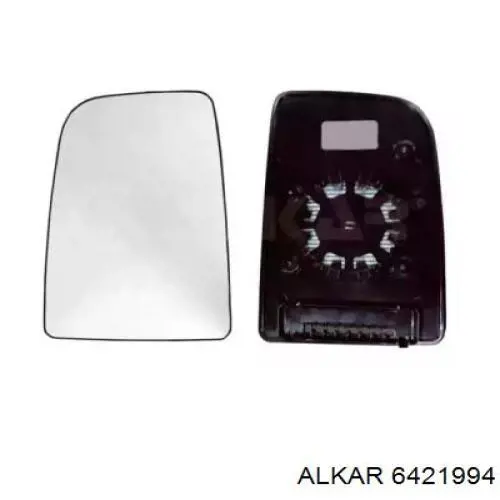 6421994 Alkar зеркальный элемент зеркала заднего вида левого