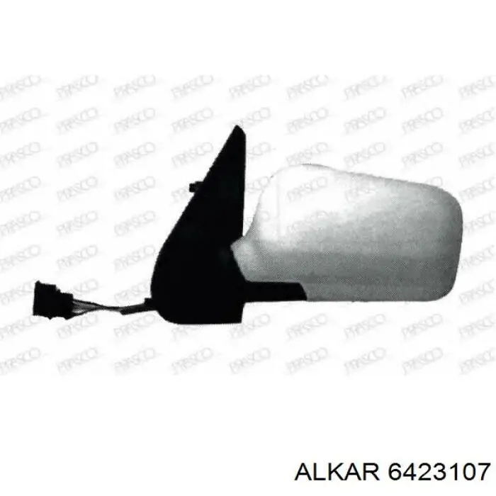 Купить 6423107 Alkar Стекло зеркала заднего вида, левого