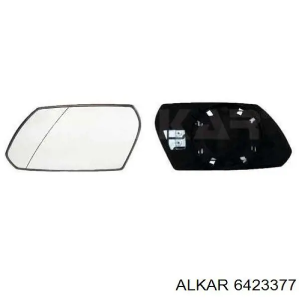 6423377 Alkar зеркальный элемент зеркала заднего вида левого