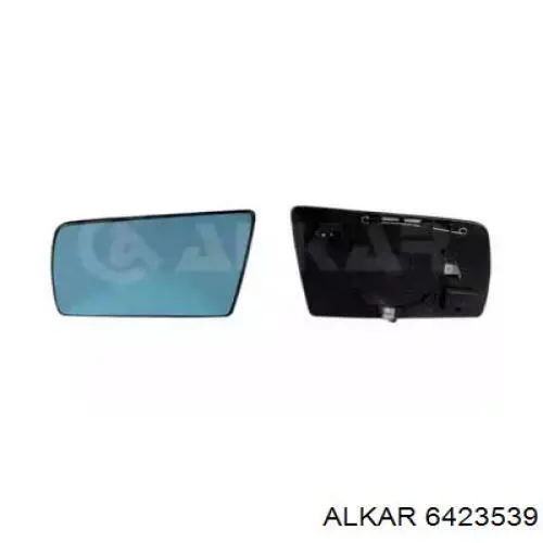 Стекло левого зеркала заднего вида 6423539 Alkar