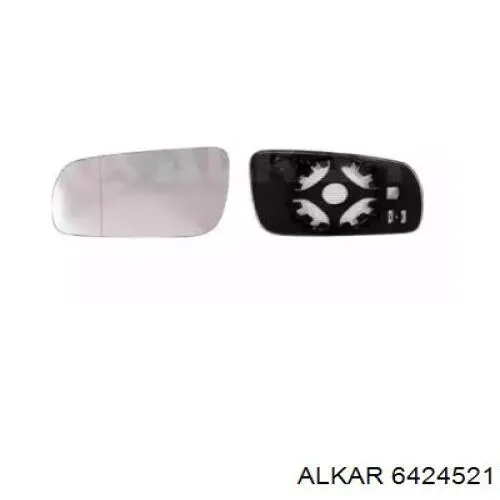 6424521 Alkar Зеркальный элемент правого зеркала заднего вида
