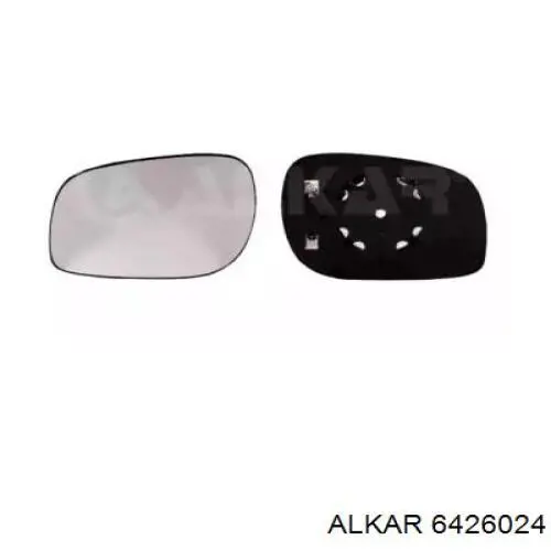 Зеркальный элемент зеркала заднего вида ALKAR 6426024