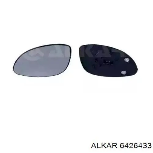 Зеркальный элемент зеркала заднего вида правого Alkar 6426433
