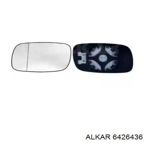 Зеркальный элемент зеркала заднего вида ALKAR 6426436