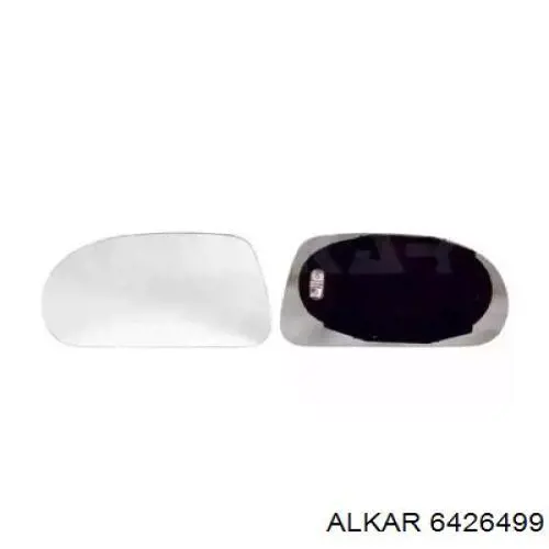 Зеркальный элемент зеркала заднего вида ALKAR 6426499
