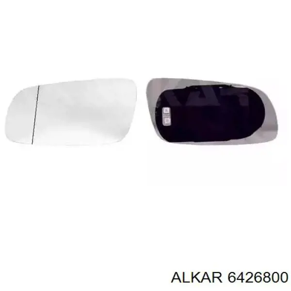 Зеркальный элемент зеркала заднего вида ALKAR 6426800