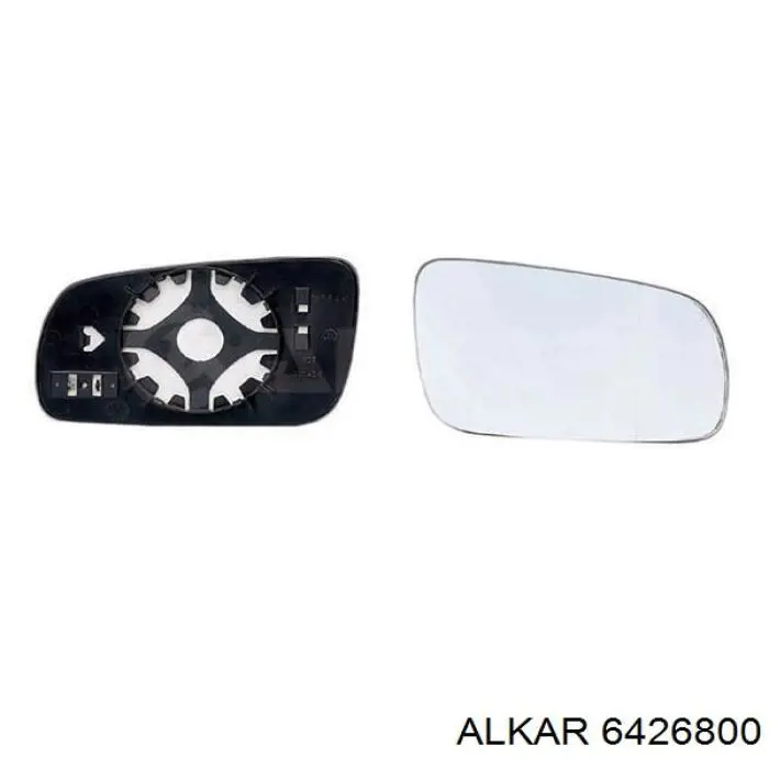 6426800 Alkar Зеркальный элемент правого зеркала заднего вида