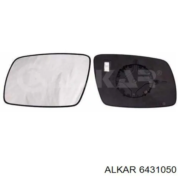 6431050 Alkar elemento espelhado do espelho de retrovisão esquerdo
