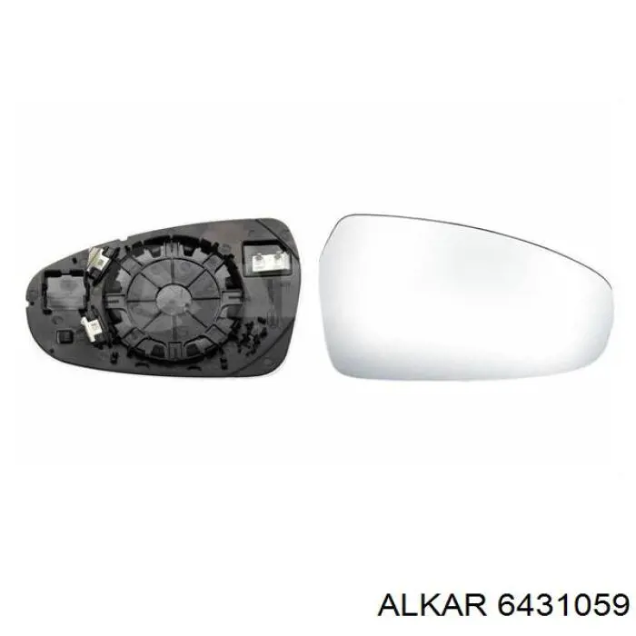 Стекло левого зеркала заднего вида SV10772 Magneti Marelli