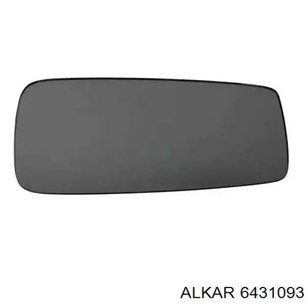 Стекло левого зеркала заднего вида 6431093 Alkar