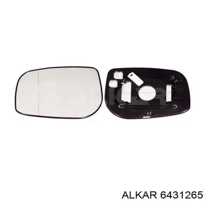 Купить 6431265 Alkar Стекло зеркала заднего вида, левого