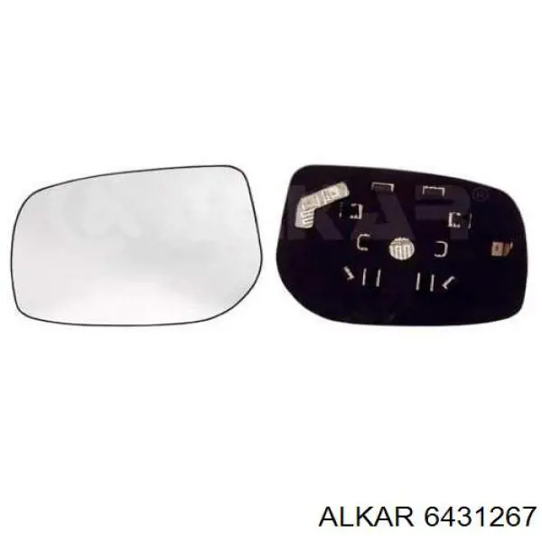 Зеркальный элемент левый ALKAR 6431267