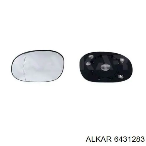 Купить 6431283 Alkar Стекло зеркала заднего вида, левого