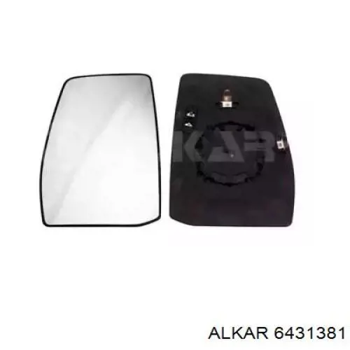 Купить 6431381 Alkar Стекло зеркала заднего вида, левого