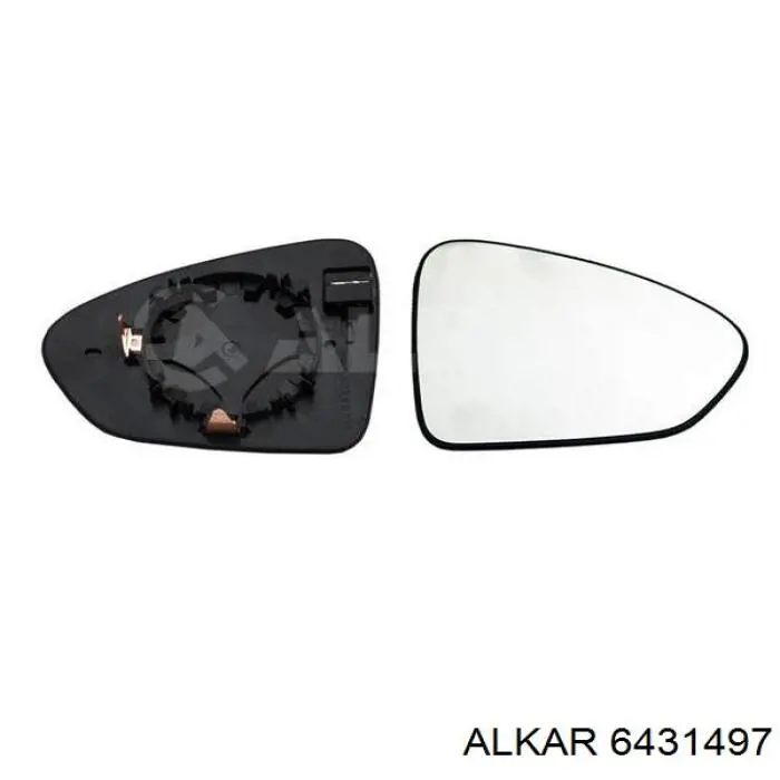 Зеркальный элемент водительского зеркала Alkar 6431497 цена, от 28.72 USD