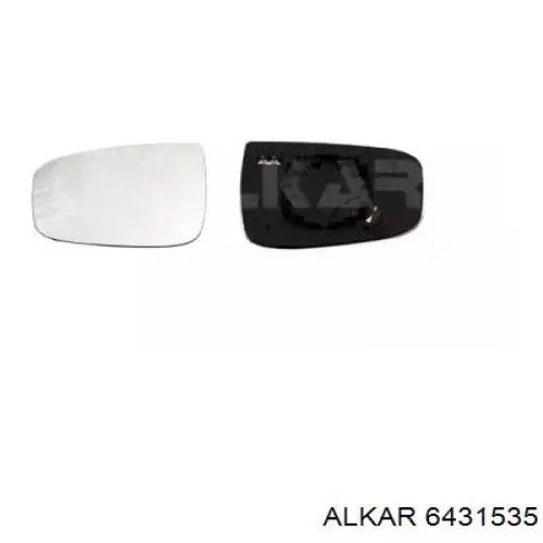 6431535 Alkar Зеркальный элемент левого зеркала заднего вида