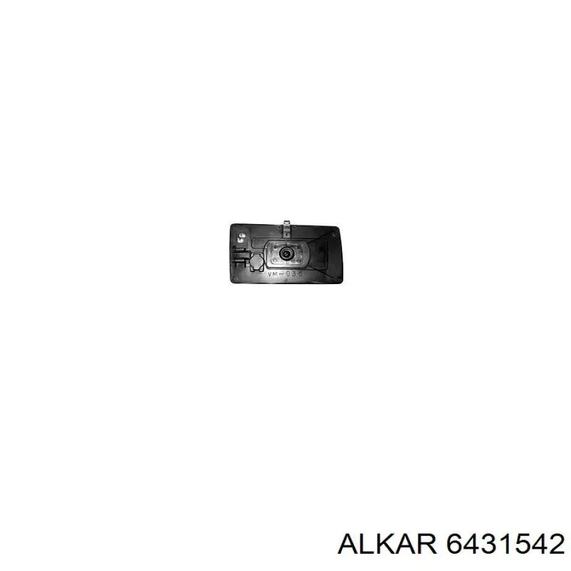 Купить 6431542 Alkar Стекло зеркала заднего вида, левого