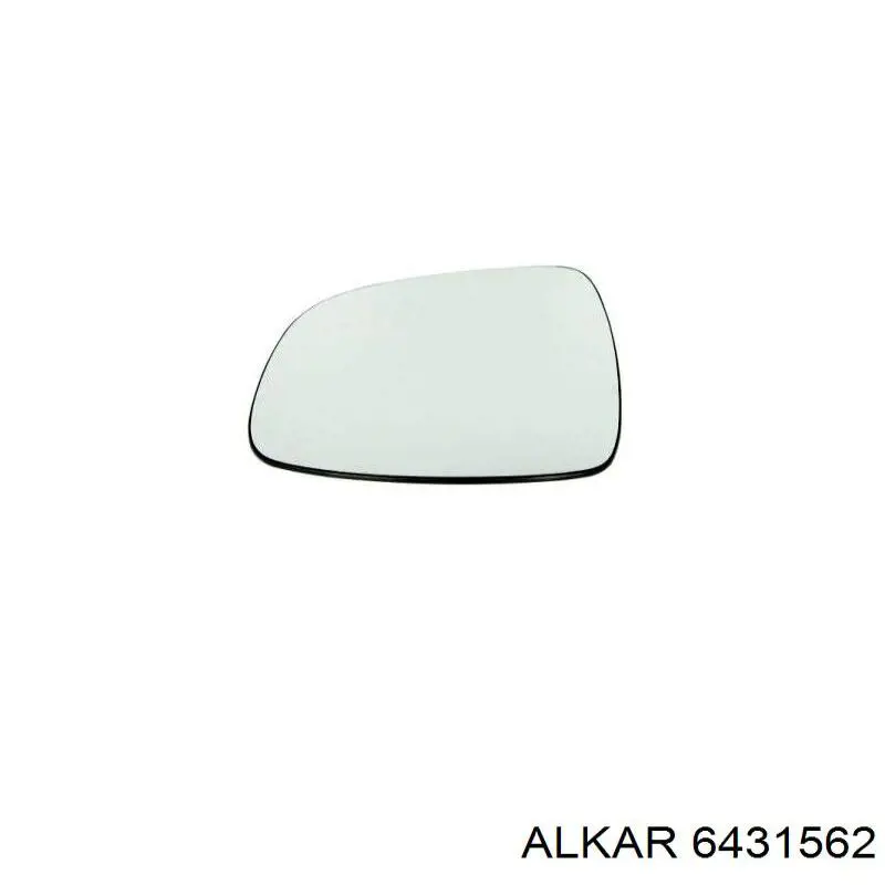 6431562 Alkar зеркальный элемент зеркала заднего вида левого