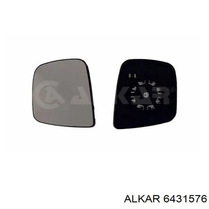 6431576 Alkar Зеркальный элемент левого зеркала заднего вида