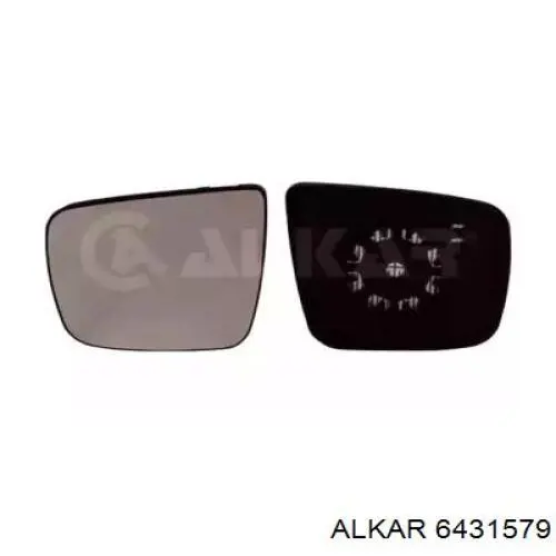 Купить 6431579 Alkar Стекло зеркала заднего вида, левого