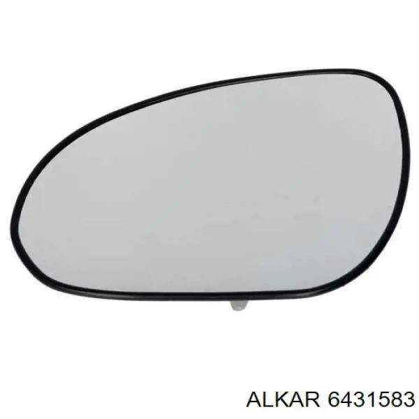 Стекло левого зеркала заднего вида 6431583 Alkar