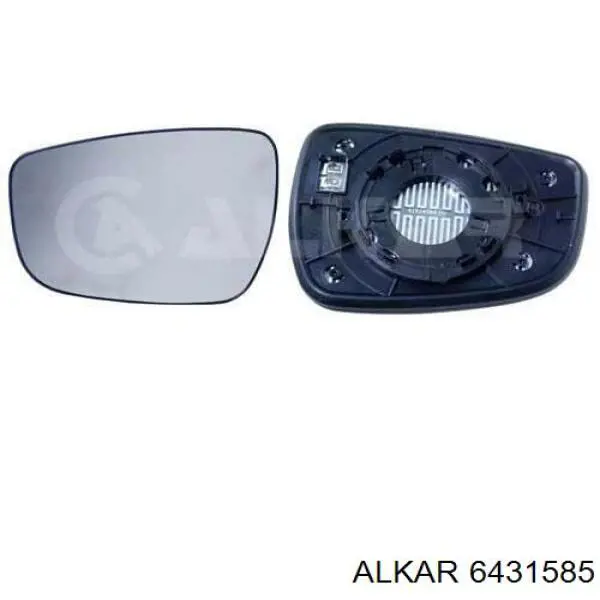 6431585 Alkar зеркальный элемент зеркала заднего вида левого