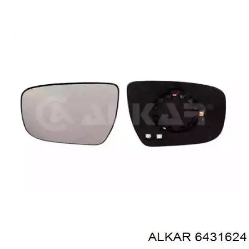 Купить 6431624 Alkar Стекло зеркала заднего вида, левого