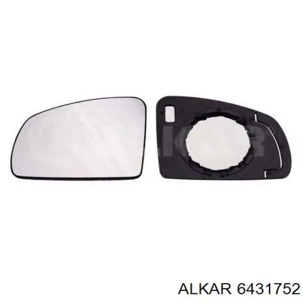 Купить 13148964 Opel Стекло зеркала заднего вида, левого