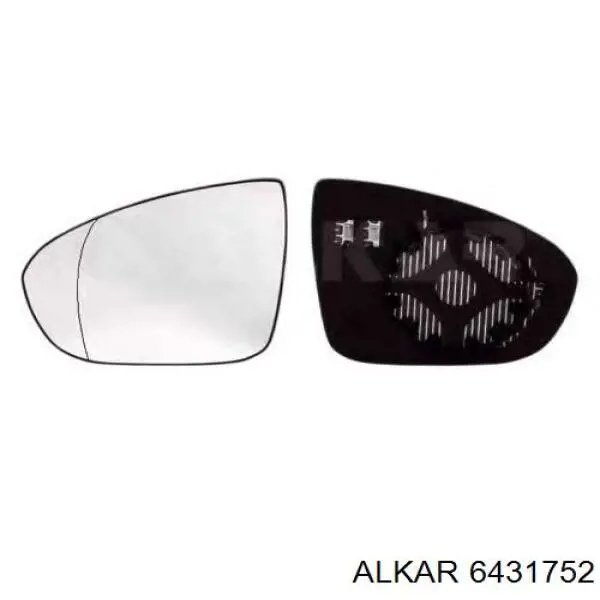 Зеркальный элемент водительского зеркала Opel 13148964 цена, от 22.62 USD